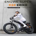Miniatyrbillede 5 af 6: ENGWE X26/X24/X20 Foldelig elcykel for voksne, dobbelt batteri, tredobbelt affjedret elektrisk mountainbike.