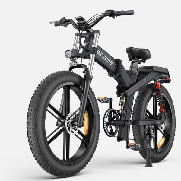 ENGWE X26/X24/X20 Foldelig elcykel for voksne, dobbelt batteri, tredobbelt affjedret elektrisk mountainbike.