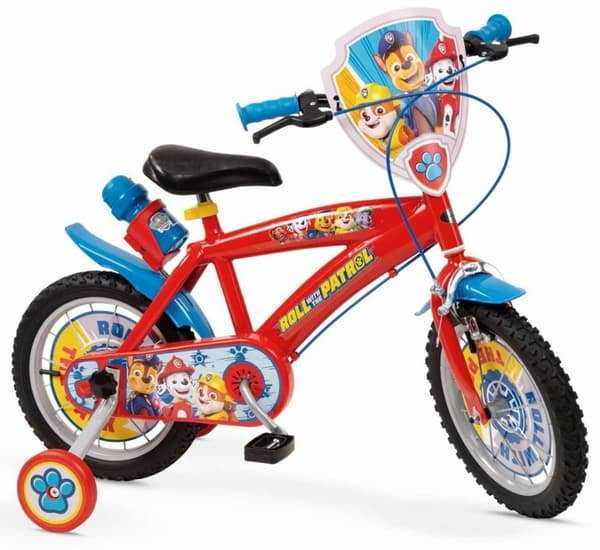 Barncykel 14" Paw Patrol Röd 1478 Boy NY TOIMSA
