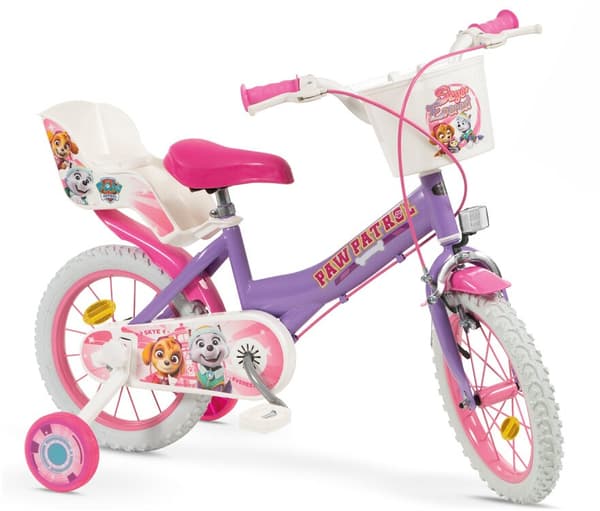 Børnecykel 14" Paw Patrol Purple 1480 pige TOIMSA