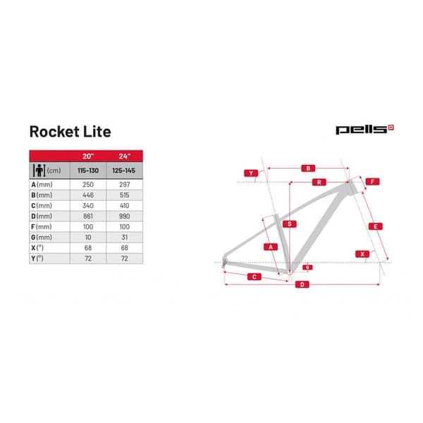 Pells Rocket Lite 24´´ Tektro Rd-m350 2024 Mtb Cykel Grøn  Dreng