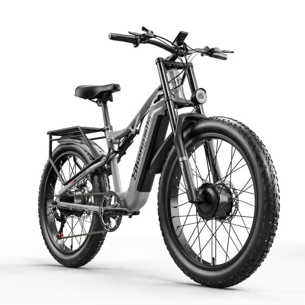 Shengmilo 2*1000W motor elcykel Vuxen elcykel med ramledningar 48V 17,5Ah avtagbart batteri 7 växlar 26 tum stora hjul