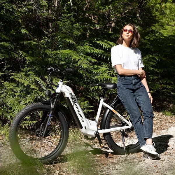 Shengmilo MX06 48V17.5AH 26 tommer 3.0 fedt dæk Mestno Električno Kolo Moško E-Mountain Ebike Snescooter Ebike 1000W Bafang Motor