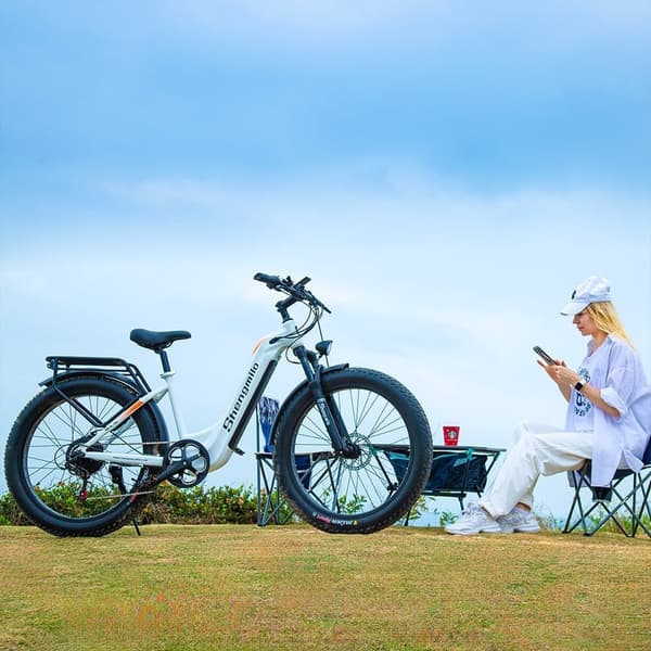 Shengmilo MX06 sähköpyörä kaupunkipyörä fatbike el 26 "* 3 rasvarengas e-pyörä 48V17.5AH akku aikuisten e-mountainou-pyörä