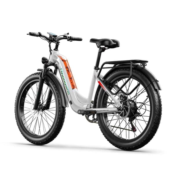 Shengmilo MX06 vuxen elcykel 1000W motor 17,5AH Samsung batteri 26*3,0 tum bred däck elcykel 42KM/H 60-90KM Shimano 7 Speed ​​​​Elcykel