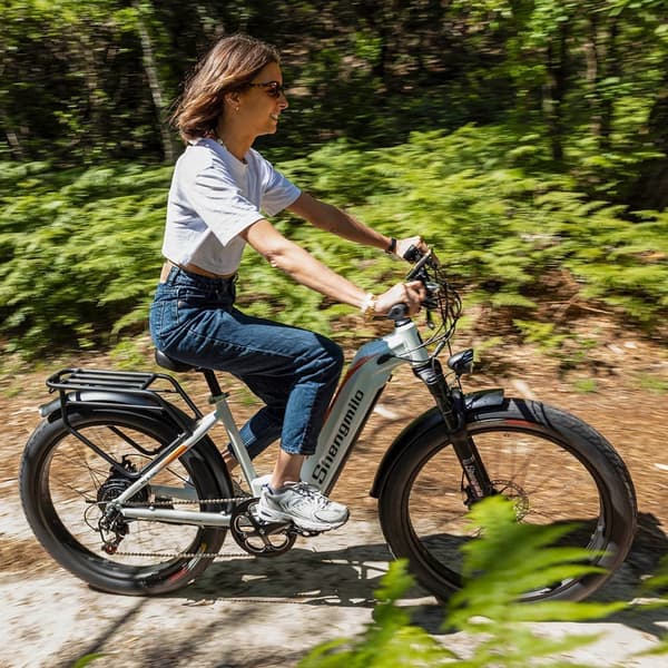 Shengmilo MX06 vuxen elcykel 1000W motor 17,5AH Samsung batteri 26*3,0 tum bred däck elcykel 42KM/H 60-90KM Shimano 7 Speed ​​​​Elcykel