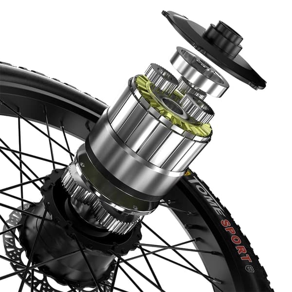 Shengmilo MX06 valkoinen sähköpyörä 1000W moottori, 48V17.5Ah irrotettava akku nimeltään 60km 26 tuuman työmatkapyörä