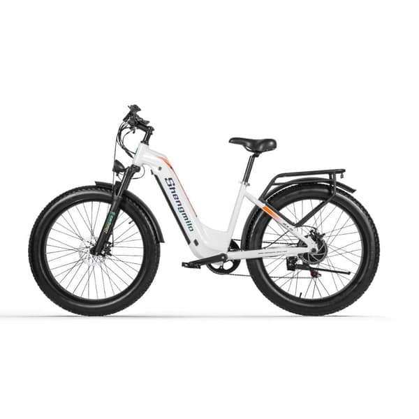 Elcykel för vuxna, uppgraderat 48V 17,5Ah löstagbart batteri Ebike 1000W Kraftfull motor, 50+ miles lång räckvidd, 26"x3" Fat Tire Mountainbike