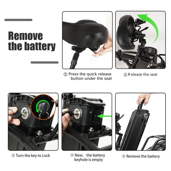 CMACEWHEEL AC16 foldbar by elcykel, 350W motor, 18Ah batteri, 16"*3,0" dæk.