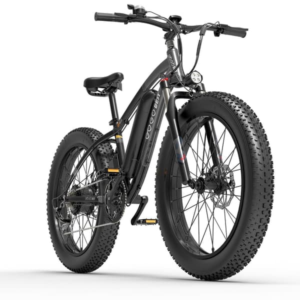 GOGOBEST GF600 26" sähköinen maastopyörä, 1000W moottori, 13AH akku, SHIMANO 7, 26*4.0 rasvarenkaat.
