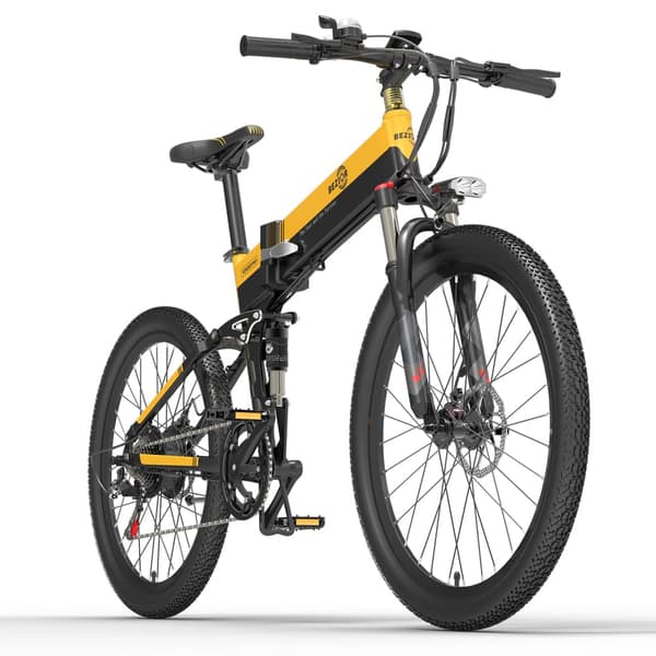 Bezior X500 Pro Electric Mountain Folding Bike, 500W moottori, 10.4AH akku, 26*1.95 renkaat, SHIMANO 7-nopeuksinen.