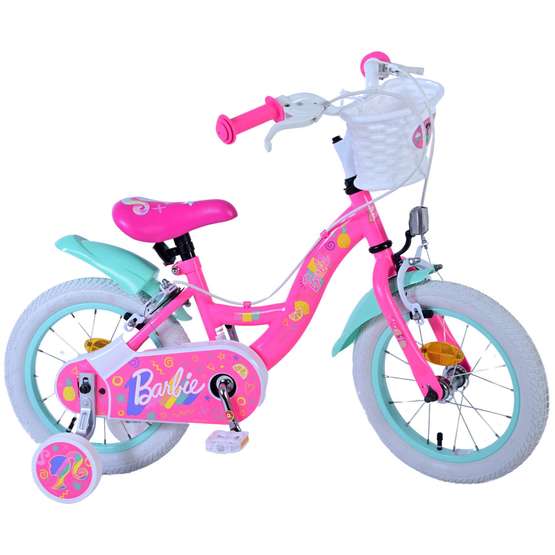 Lasten pyörä Volare - Barbie 14 tuumaa - Käsijarru 2X Käsijarrut