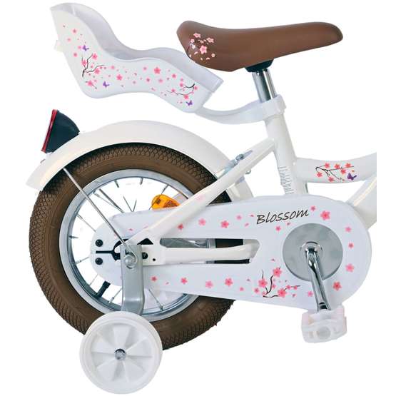 Børnecykel Volare - Blossom 12 Tommer Hvid - Fodbremse