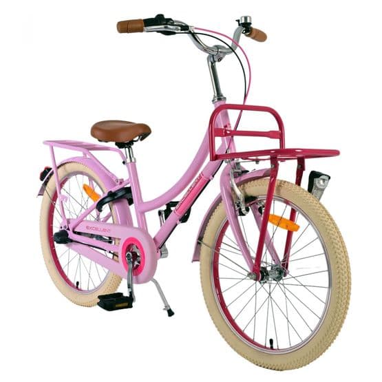Barncykel Volare - Excellent 20 Tum Pink - N3 Med Frontholder