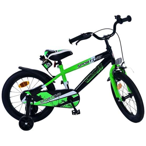 Barncykel Volare - Sportivo 16  Tum Green Fotbroms
