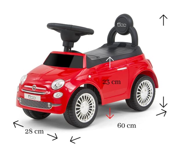 Fiat 500 Rød bil