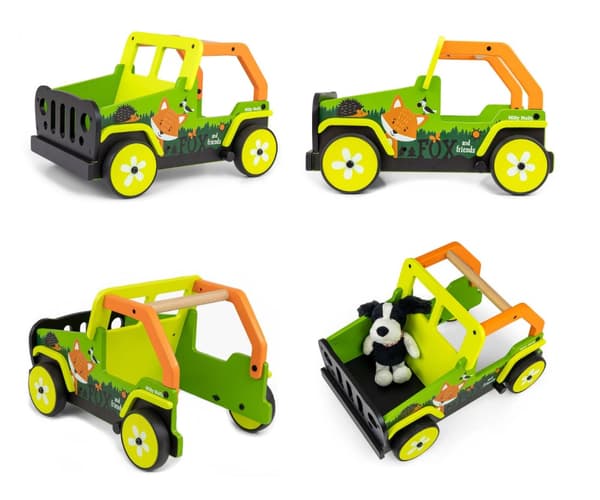 Explorer Fox and Friends Walker-Pusher -lelu lapsille