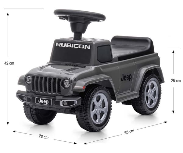 Jeep Rubicon Gladiator Grey køretøj