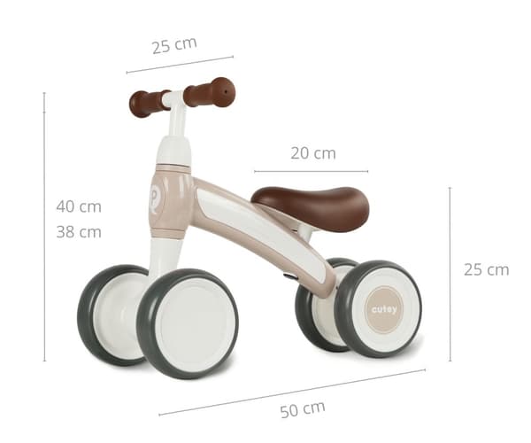 Qplay Cutey Retro Beige køretøj