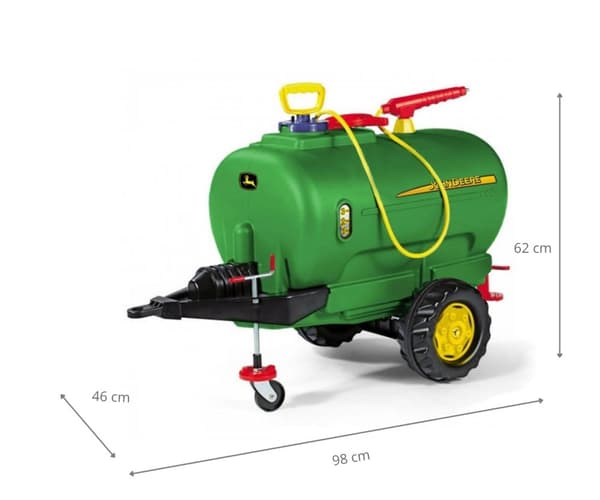 Rolly Toys 123025 John Deer spraytanksläp en axel