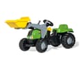 Miniatyrbild 3 av 9: Rolly Toys 023134 Rolly Kid X traktor med skopa och släp Grön