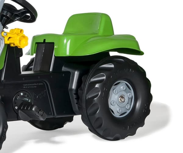 Rolly Toys 023134 Rolly Kid X traktor med skopa och släp Grön