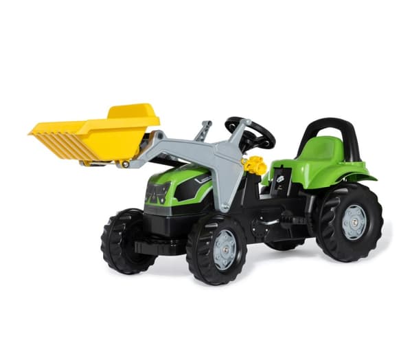 Rolly Toys 023196 Rolly Kid Deutz Fahir 5115G TB traktor med skovl og trailer