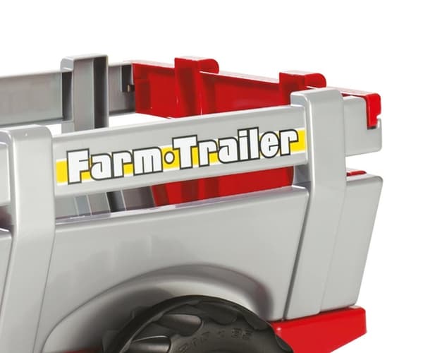 Rolly Toys 800261 Rolly Junior RT Traktor med släp Röd