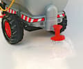 Miniatyrbillede 5 af 8: Rolly Toys 122776 Rolly Tankvogn tanktrailer med pumpe og injektor Grå 1-akslet