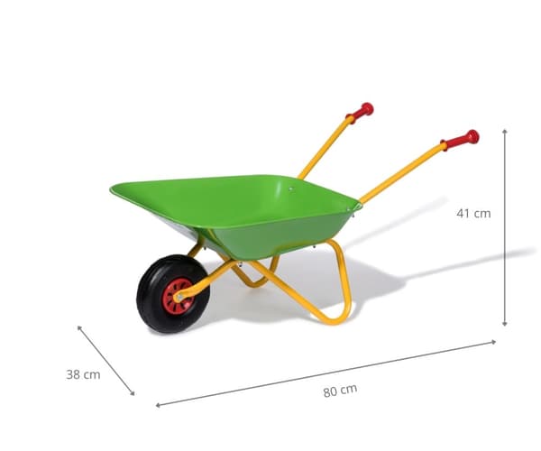Rolly Toys 271900 Metall skottkärra Grön