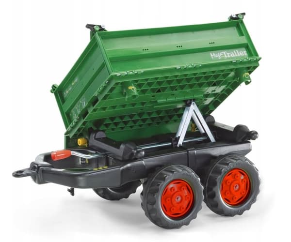 Rolly Toys 122202 Rolly Trailer - Mega Trailer Dark Green Wheels 2-axles