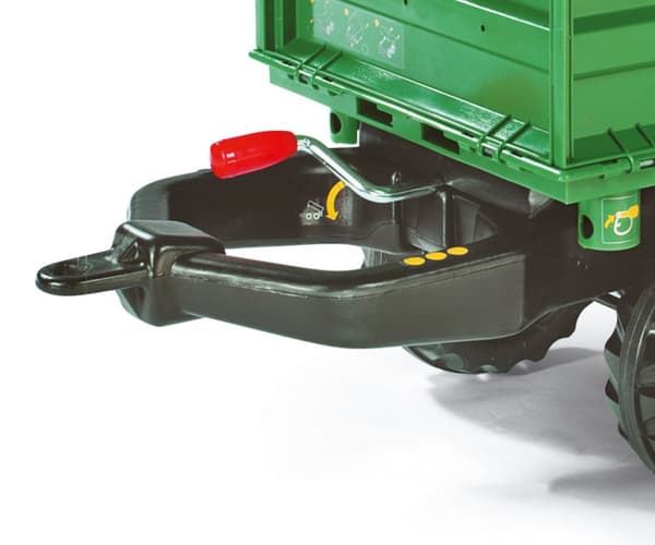 Rolly Toys 122202 Rolly Trailer - Mega Trailer Dark Green Wheels 2-axles