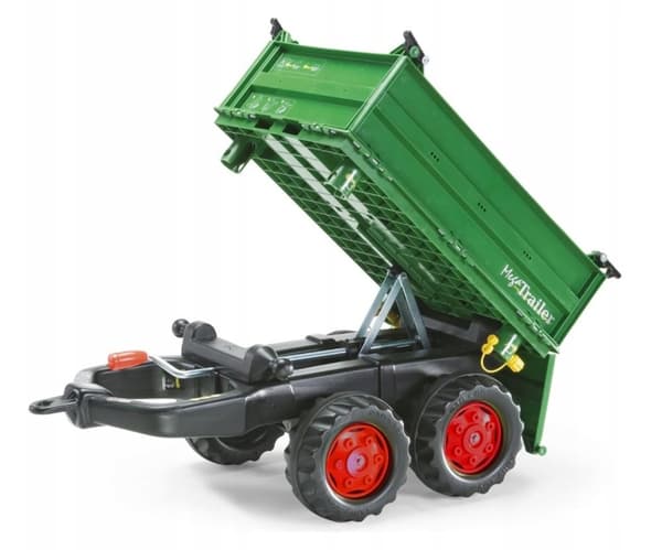 Rolly Toys 122202 Rolly Trailer - Mega Trailer Dark Green Wheels 2-axles