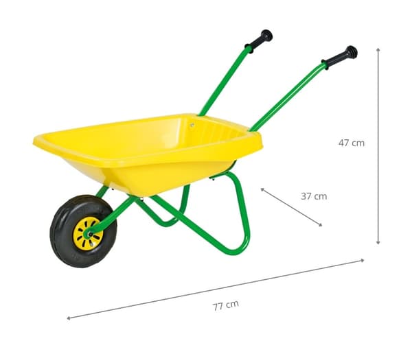 Rolly Toys 270873 Gul plastskottkärra