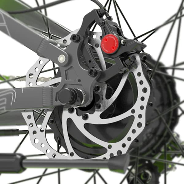LANKELEISI XT750P elektrisk mountainbike, 1000W motor, 17,5AH batteri, Shimano 9-speed, velegnet til højde: 170-195CM.