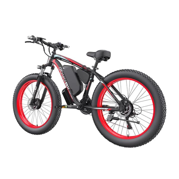 GOGOBEST GF700 voksen elektrisk mountainbike, 500W*2 motorer, 18,2Ah batteri, 26*4,0 dæk, 21 gear.