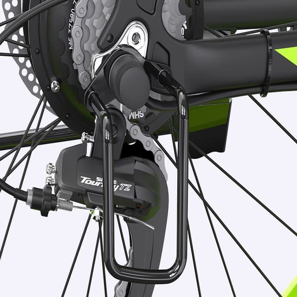 GOGOBEST GF700 voksen elektrisk mountainbike, 500W*2 motorer, 18,2Ah batteri, 26*4,0 dæk, 21 gear.