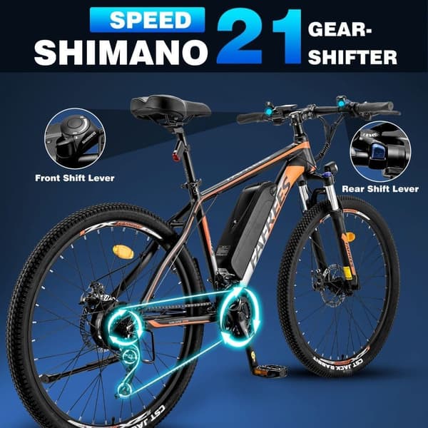 Fafrees Hailong One Mountain Ebike, 250W moottori, 13AH akku, 26*2.1 renkaat, Shimano 21 nopeus.