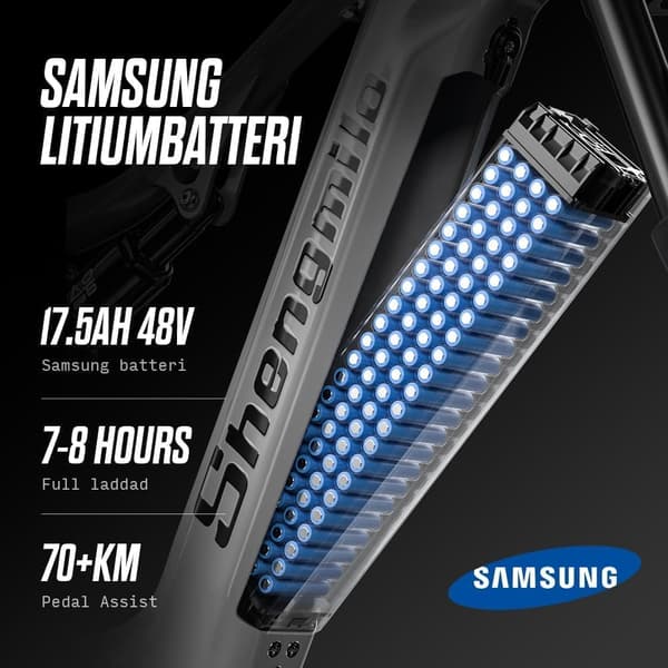 SHENGMILO sähköpyörä 2*1000W 48V 17.5AH Ebike 26"X3" rasvarengas 80 mailia pitkä kantama Beach Mountain täysjousitettu sähköpyörä