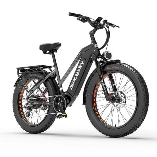 Dukawey DM530 Plus 1000W 26" Fat Bike All Terrain Sähköpyörä 52V 20Ah Samsung Akku 50KM/H Shimano 7 vaihteinen.