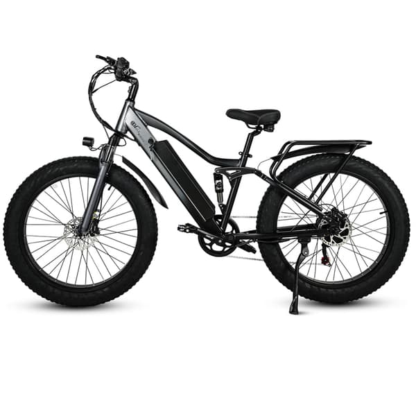 CMACEWHEEL TP26 täysjousitettu sähköinen maastopyörä, 750W moottori, 17AH akku, 26"*4.0" rasvarengas, Shimano 7-vaihteinen.