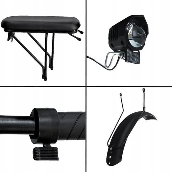 Elcykel - Fafrees - F20 - 36V 16AH - 250W - Fällbar 20 tum - Röd