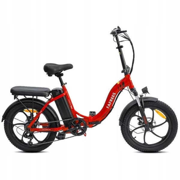 Elcykel - Fafrees - F20 - 36V 16AH - 250W - Fällbar 20 tum - Röd