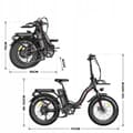 Miniatyrbild 2 av 6: Elcykel - FAFREES - F20 MAX - 22.5AH - 500W - 20 tum - Svart