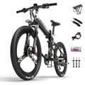 Miniatyrbild 1 av 6: Lankeleisi XT750 Sport elcykel 14,5ah 48V 33km-h 500W Ramversion 26 aluminiumhjul 26"Vit