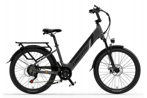 Lankeleisi ES500PRO 24" URBAN VERSION 130KM ELFORDON Motor 500W 48V 14,5Ah Maxhastighet 32KM/H SVART