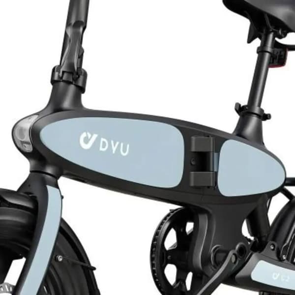 Elcykel DYU C2 250W 25km/h 45KM 7,5Ah 48V aluminiumram 16" hjul svart