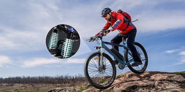 Eleglide M1 elcykel aluminiumhjul 27,5" blå 250W 25km/h SHIMANO 21 BLÅ
