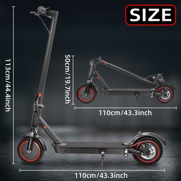 elskoter 15AH 36V 350W 30km/h 8,5'' Max belastning på 130kg främre och bakre dubbla stötdämpare med appanslutning