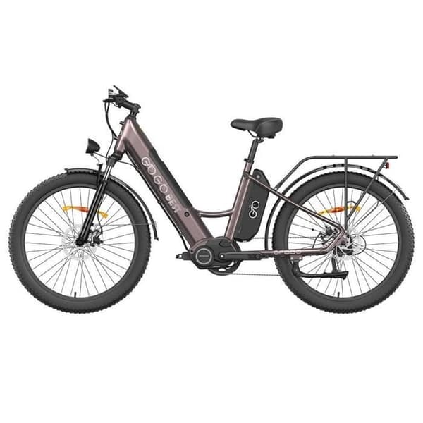GOGOBEST GF850 Elcykel 500W * 2 Dubbla Motorer 48V 10,4Ah Batteri 130km Räckvidd Shimano 7 Speeds - Lila